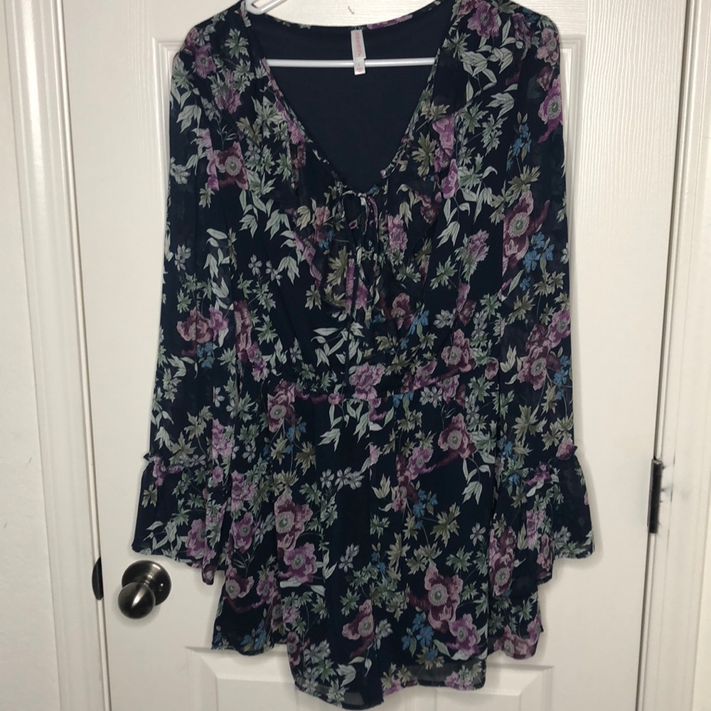 NWOT Floral Romper